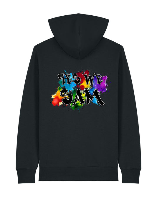 Erwachsenen Unisex ZIP-Jacke Schwarz