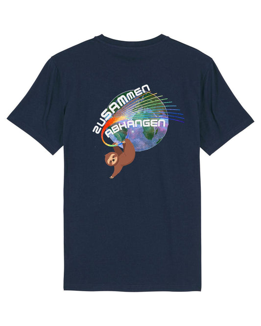 Erwachsenen Unisex T-Shirt Navyblau