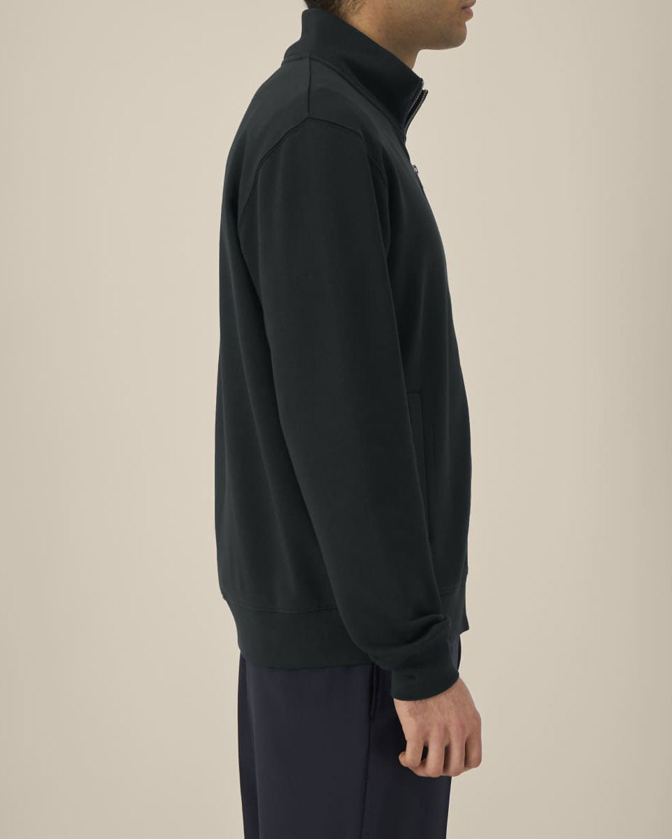 High Neck Zip Sweatshirt Unisex
