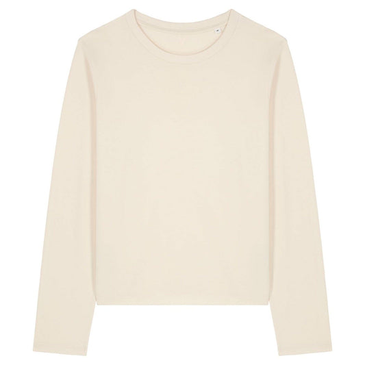 Basic Damen Langarmshirt aus 100% Biobaumwolle