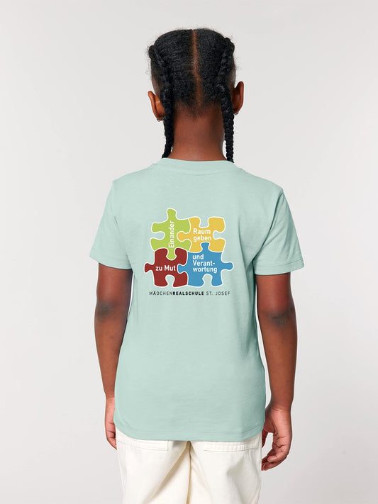 Kinder T-Shirt Caribbean Blue | St. Josef Realschule