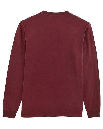 bioshirt-longsleeve_Burgundy_HLYPS-3000_Packshot_Back_Main_0