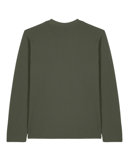 YTWOO-Basic-Unisex-Langarmshirt-100-Bio-Baumwolle-Eco-Fair-produziert-Nachhaltig-Khaki-PACK-BACK