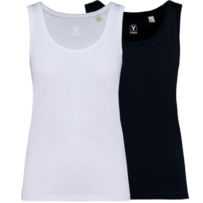 2er Pack Damen Tank Top aus 100% Bio-Baumwolle