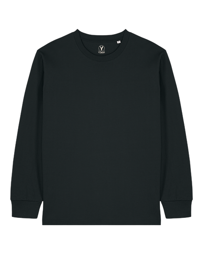 Schweres-YTWOO-Unisex-Langarmshirt-Eco-Fair-Organic-100-Bio-bauwolle-Nachhaltig-SCHWARZ-PACK-FRONT