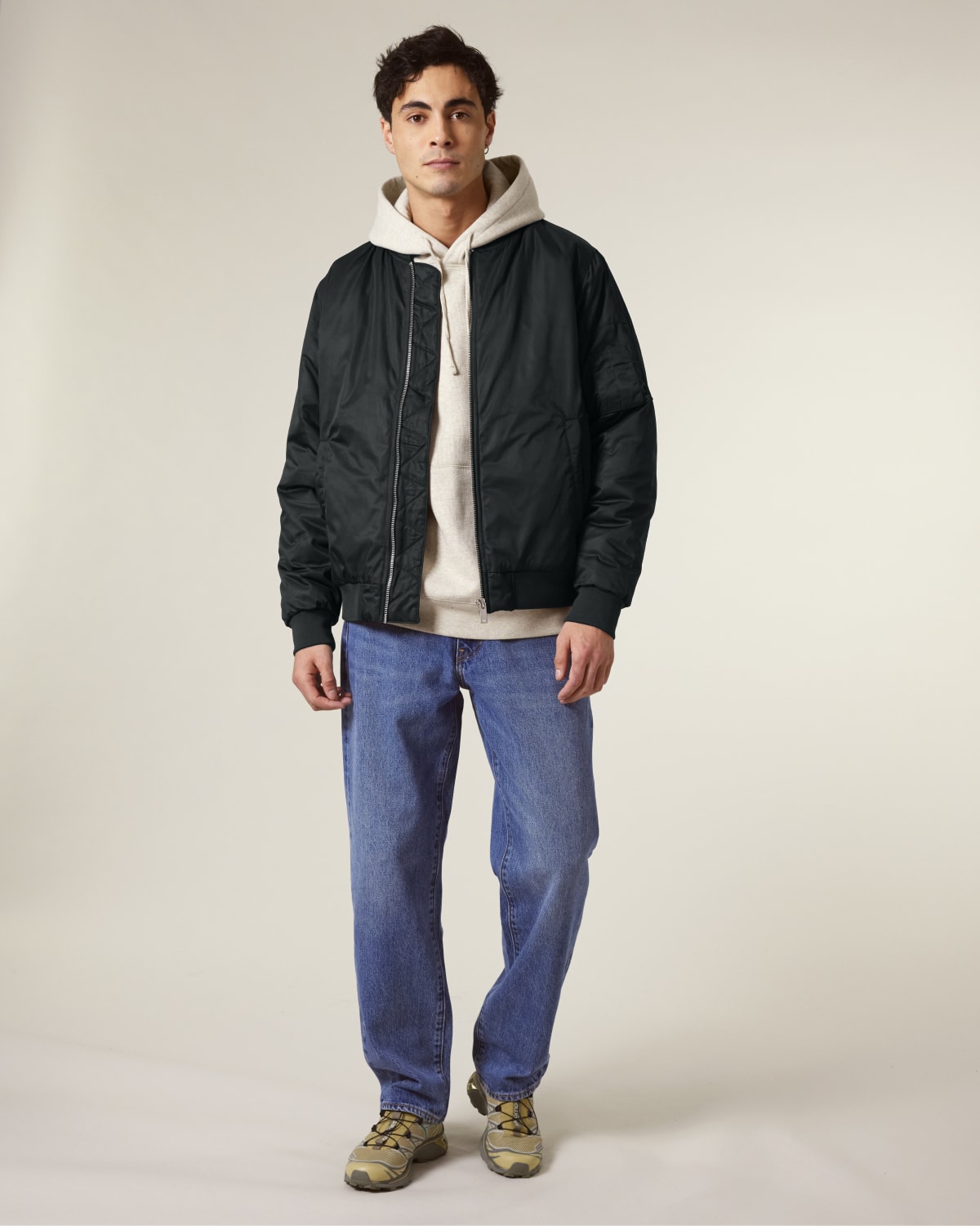 Bomber Jacke Unisex - Schwarz
