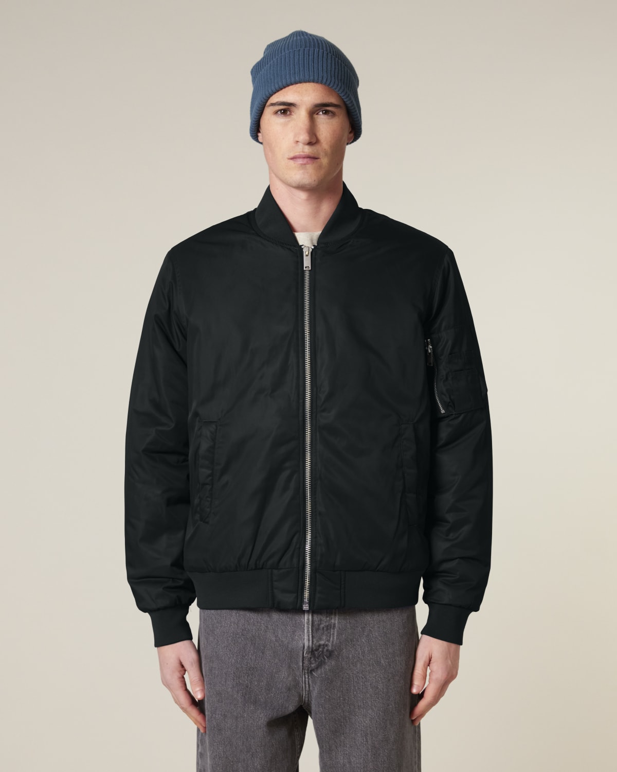 Bomber Jacke Unisex - Schwarz