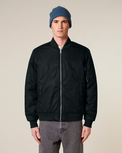 Bomber Jacke Unisex - Schwarz