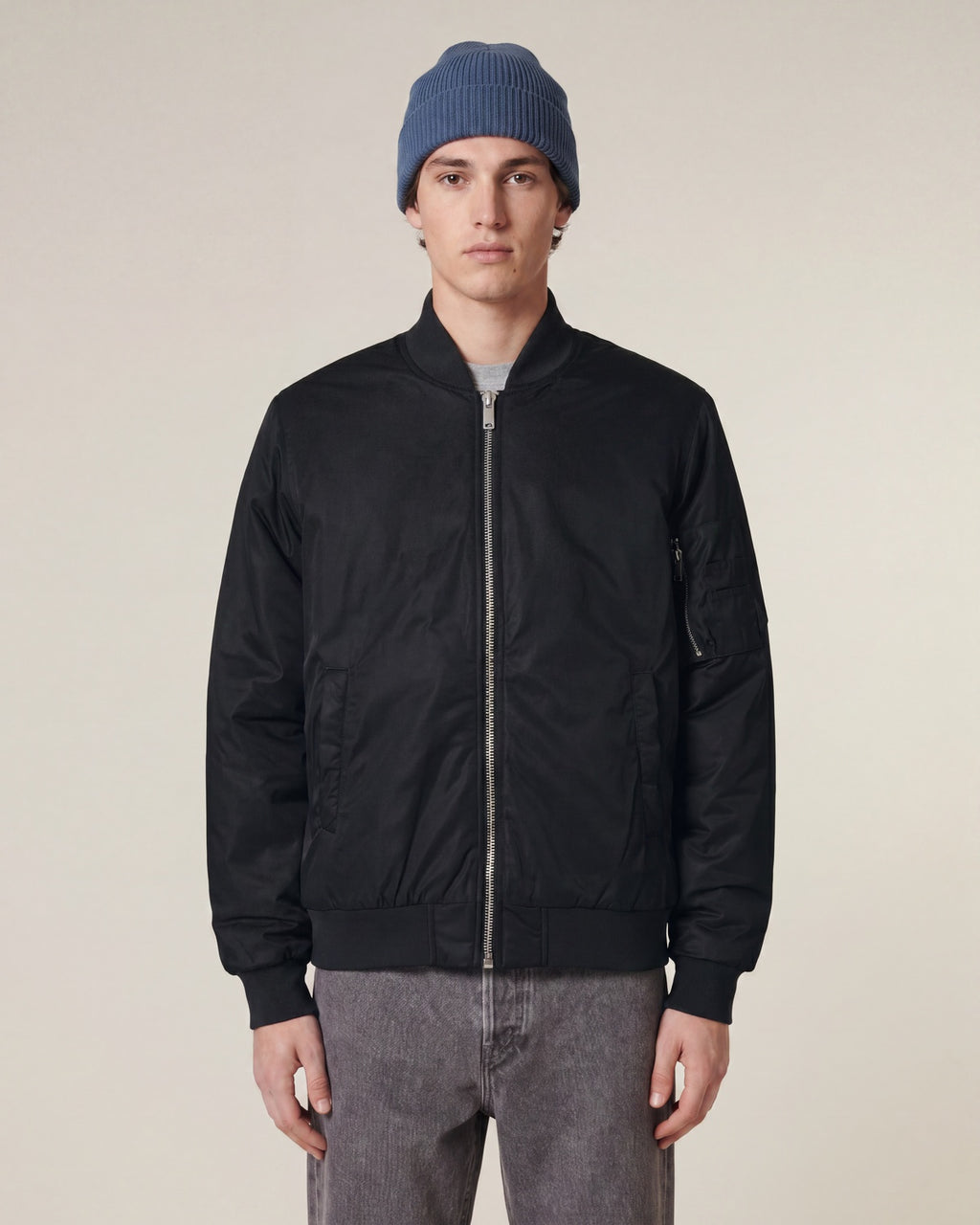Bomber Jacke Unisex - Schwarz