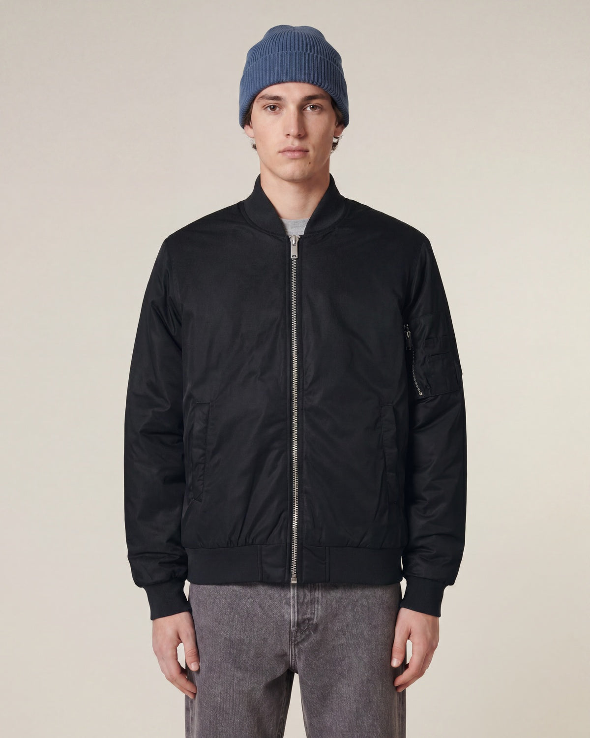 Bomber Jacke Unisex - Schwarz