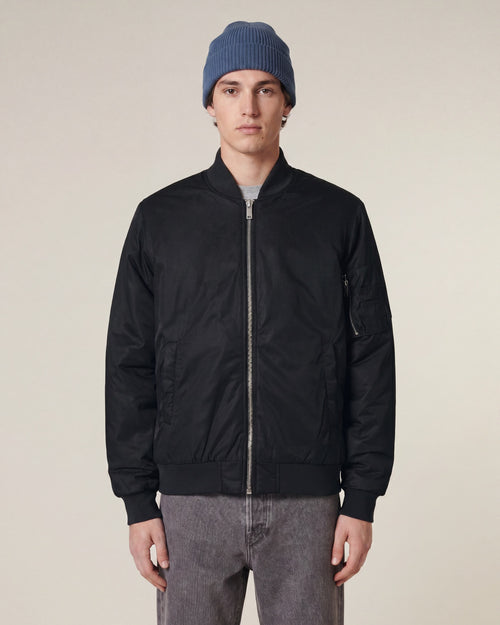 Bomber Jacke Unisex - Schwarz