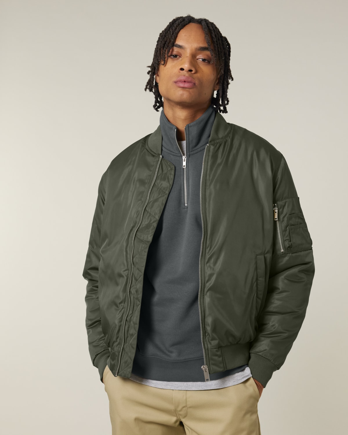 Bomber Jacke Unisex - Khaki