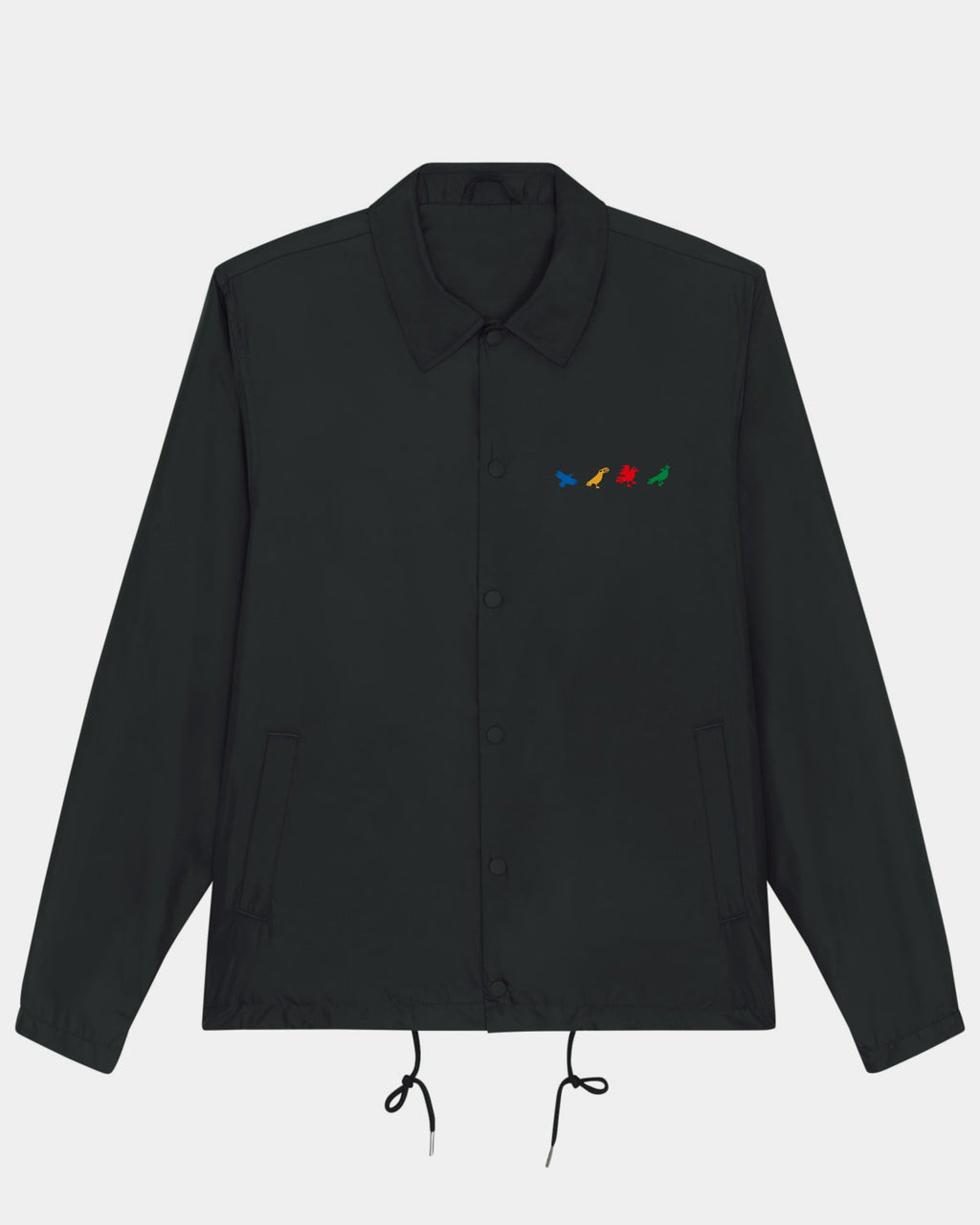Coacher Jacke Brauerei Königshof - vorne - Schwarz