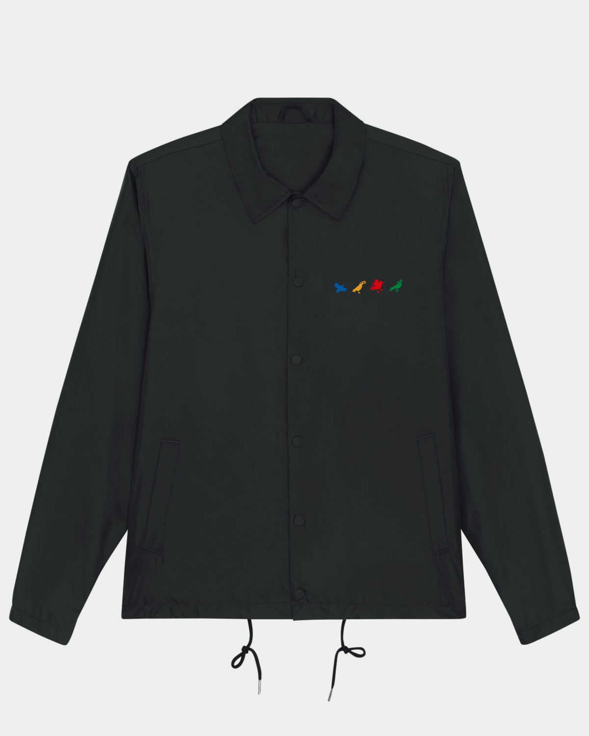 Coacher Jacke Brauerei Königshof - vorne - Schwarz