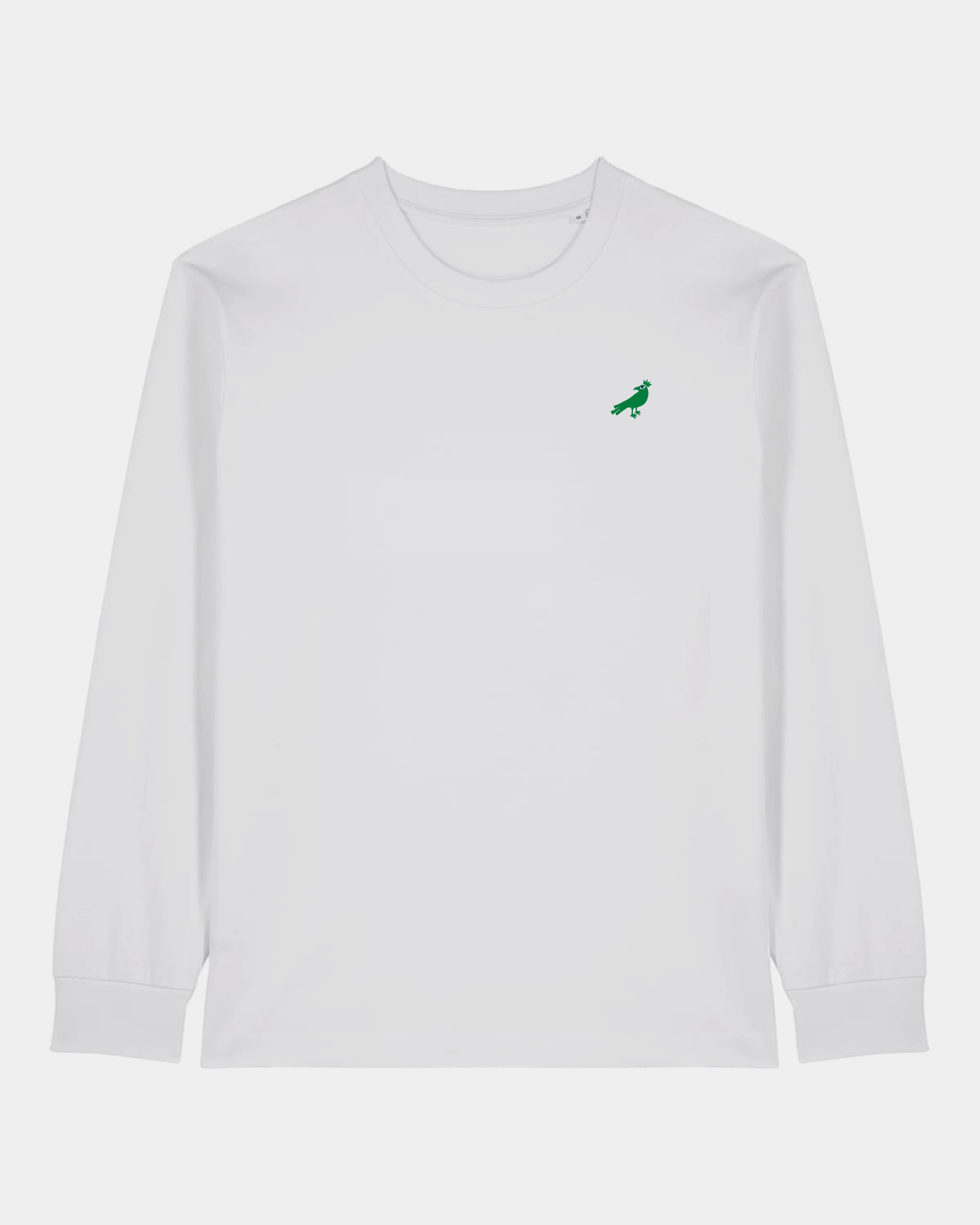 Heavy Langarmshirt Brauerei Königshof - vorne - Grün - Weiß