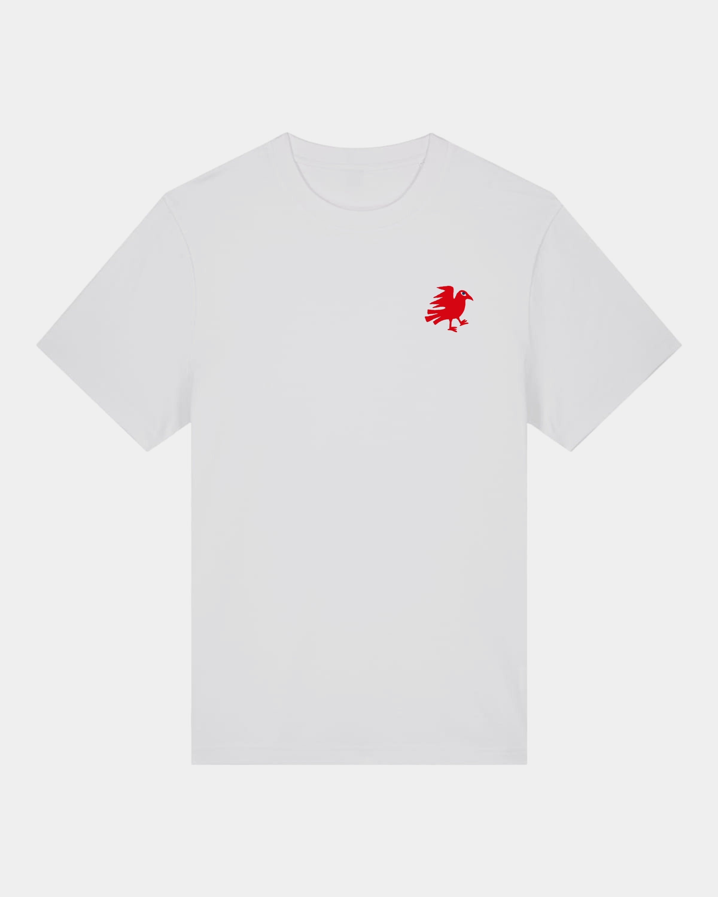 Heavy T-Shirt Brauerei Königshof - vorne - Rot - Weiß