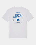 Mediumweight T-Shirt Brauerei Königshof - hinten - Blau - Weiß