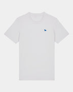 Mediumweight T-Shirt Brauerei Königshof - vorne - Blau - Weiß