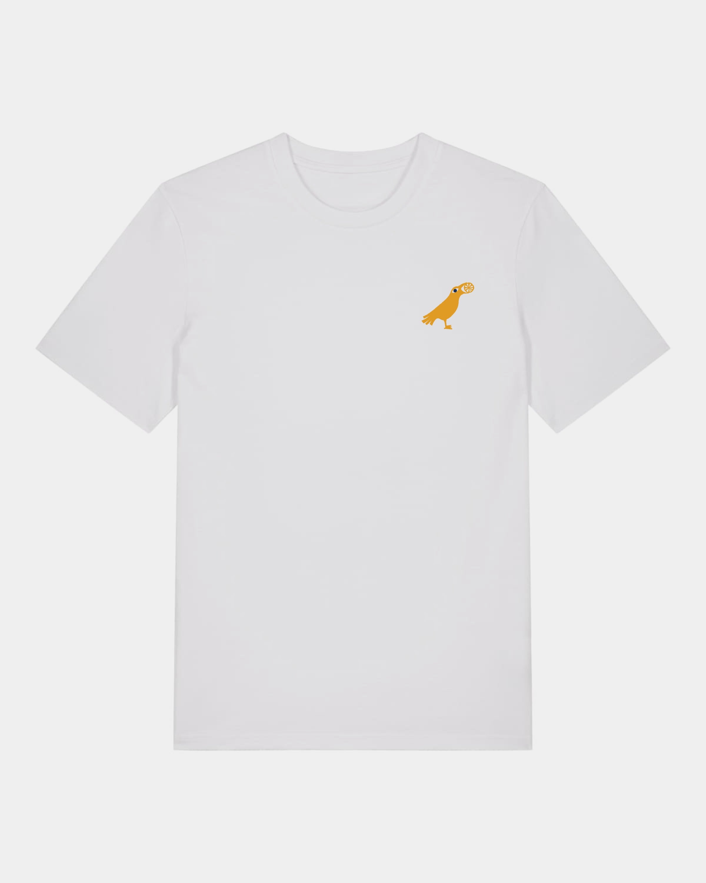 Mediumweight T-Shirt Brauerei Königshof - vorne - Gelb - Weiß
