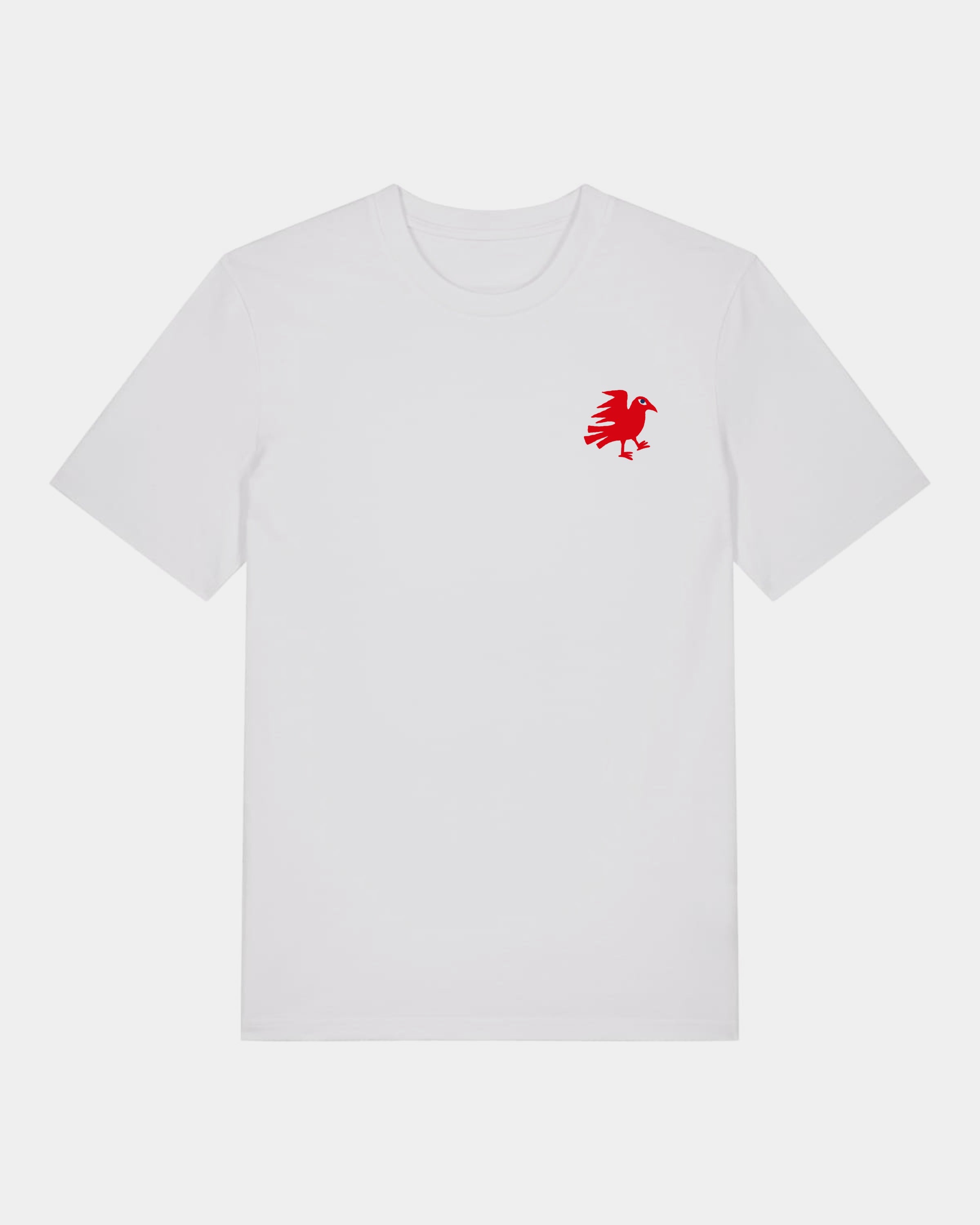 Mediumweight T-Shirt Brauerei Königshof - vorne - Rot - Weiß