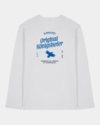 Middleweight Langarmshirt Brauerei Königshof - hinten - Blau - Weiß