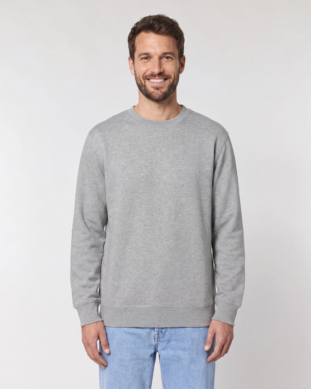Heavyweight Sweatshirt Unisex - Heather Grey