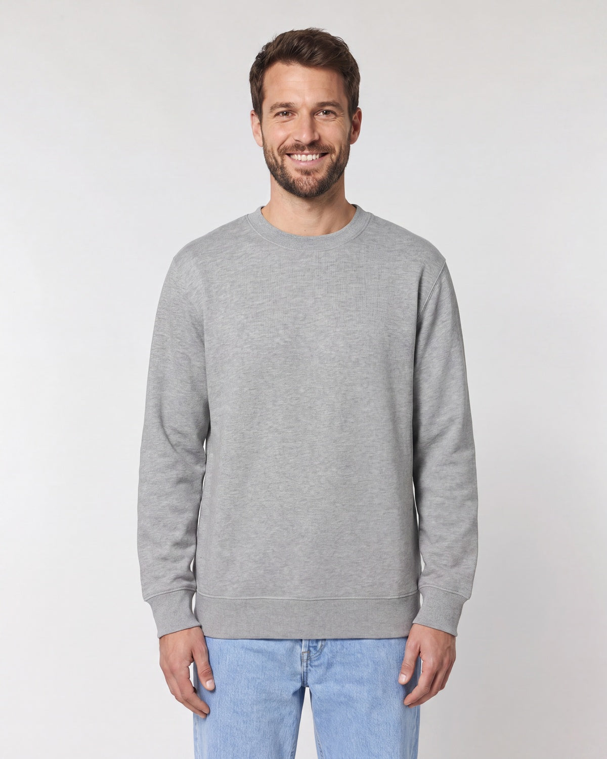 Heavyweight Sweatshirt Unisex - Heather Grey
