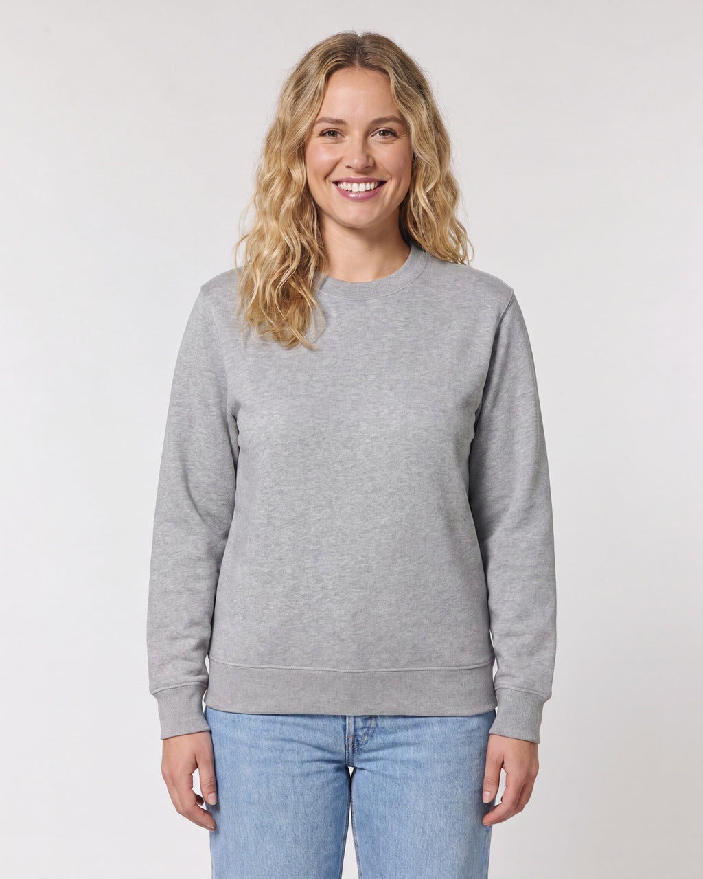 Heavyweight Sweatshirt Unisex - Heather Grey