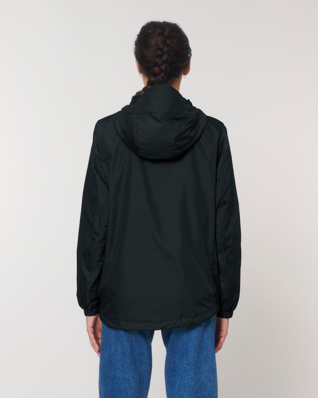 Winbreaker Jacke Unisex - Schwarz