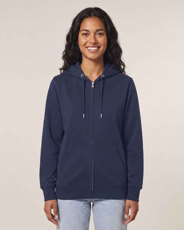 Mediumweight Zip Hoodie Unisex - Navy