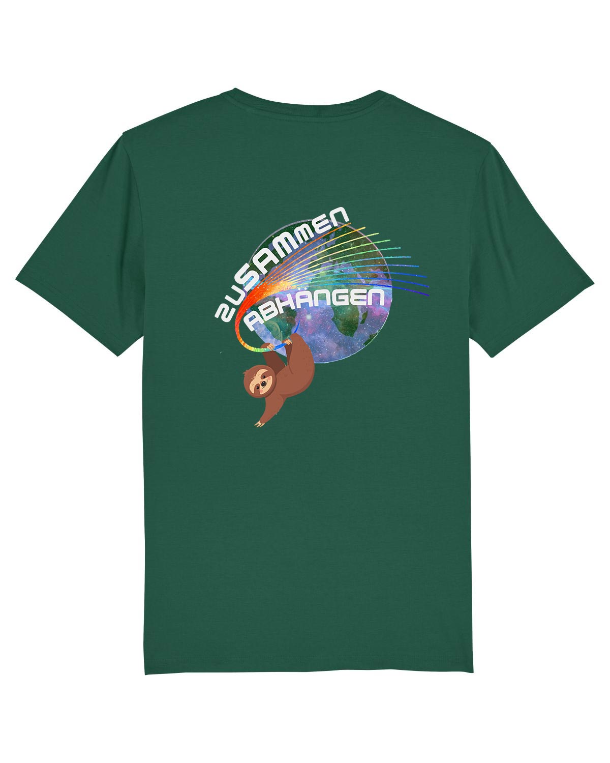 Erwachsenen Unisex T-Shirt Dunkelgrün