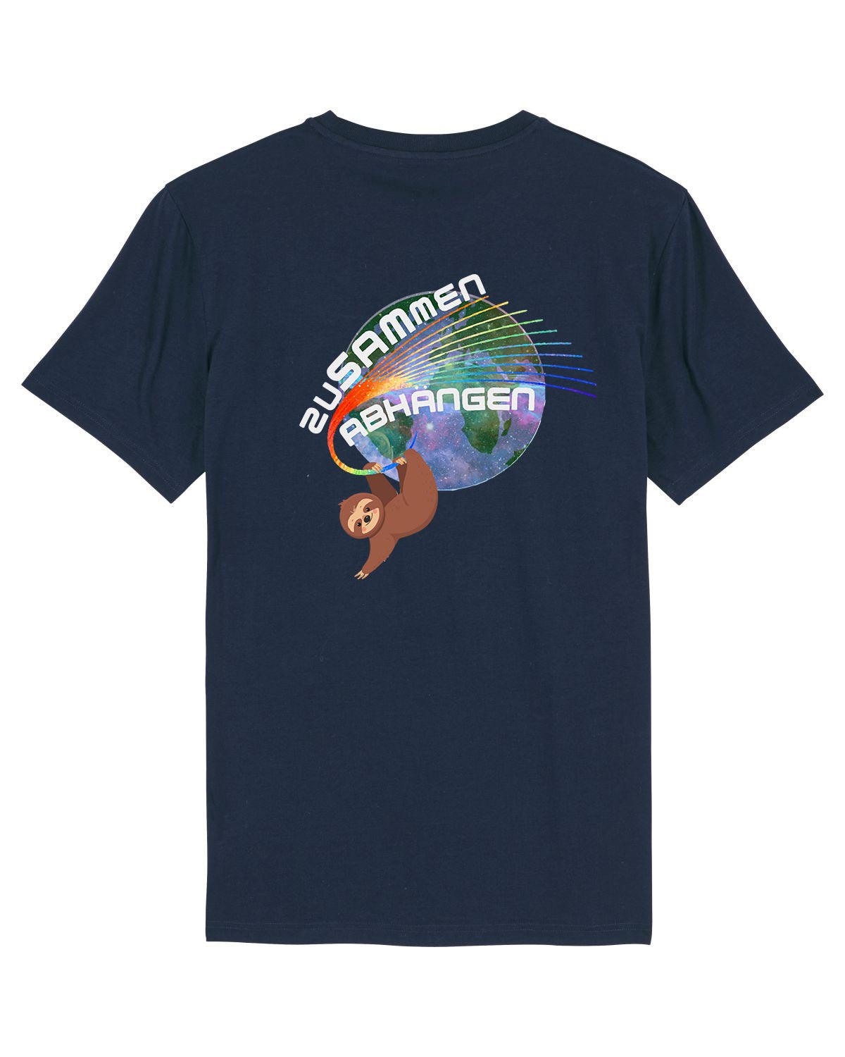 Erwachsenen Unisex T-Shirt Navyblau