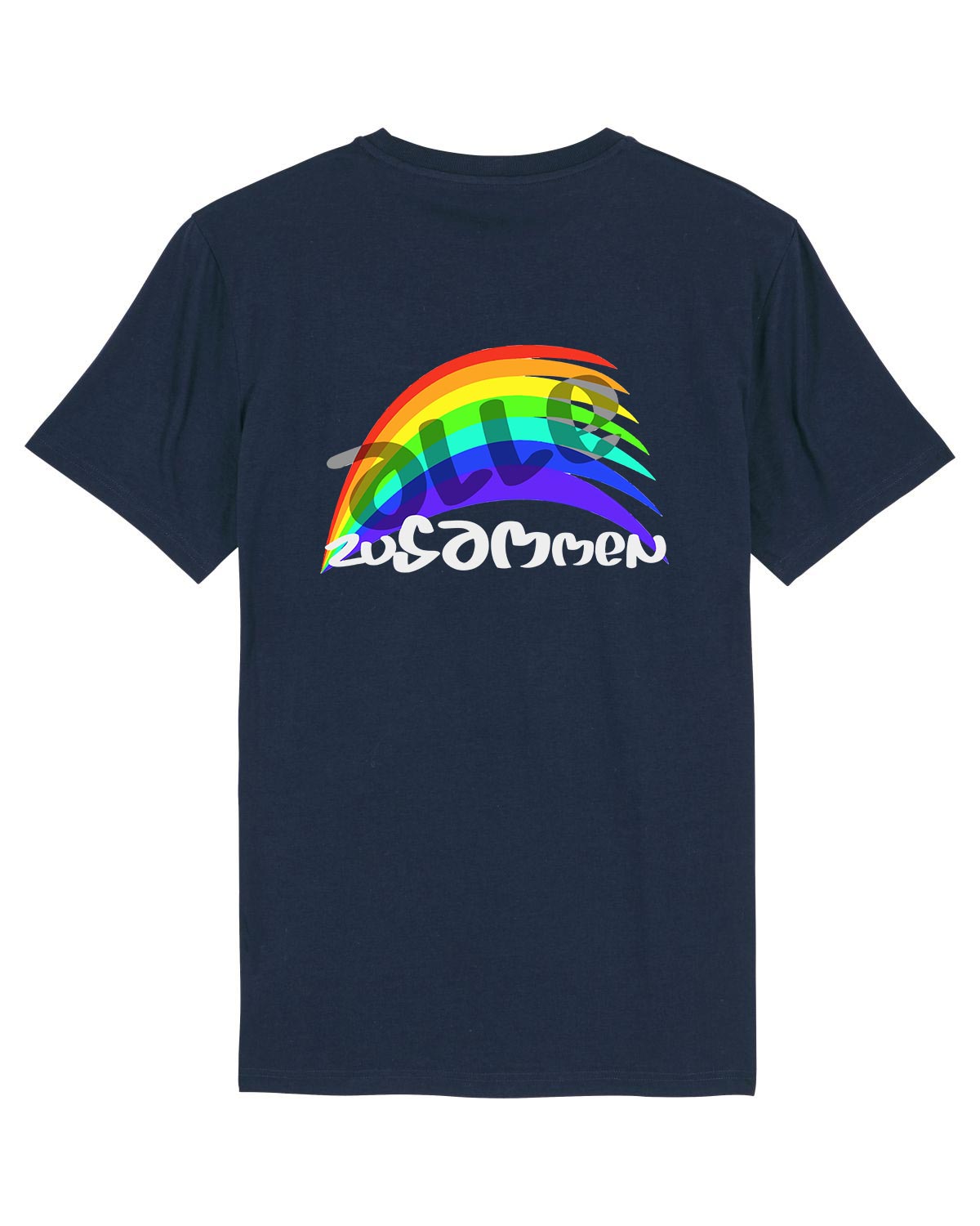 Erwachsenen Unisex T-Shirt Navyblau