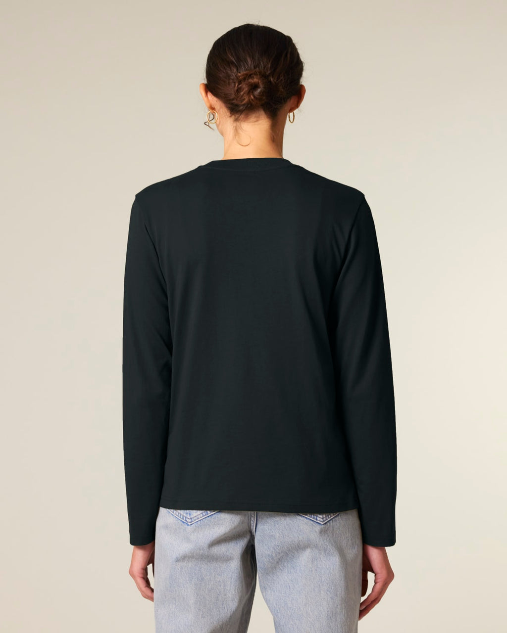 Middleweight Langarmshirt Unisex - Schwarz