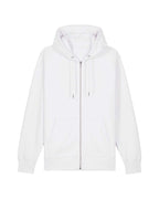 Heavyweight Zip Hoodie Unisex - Weiß