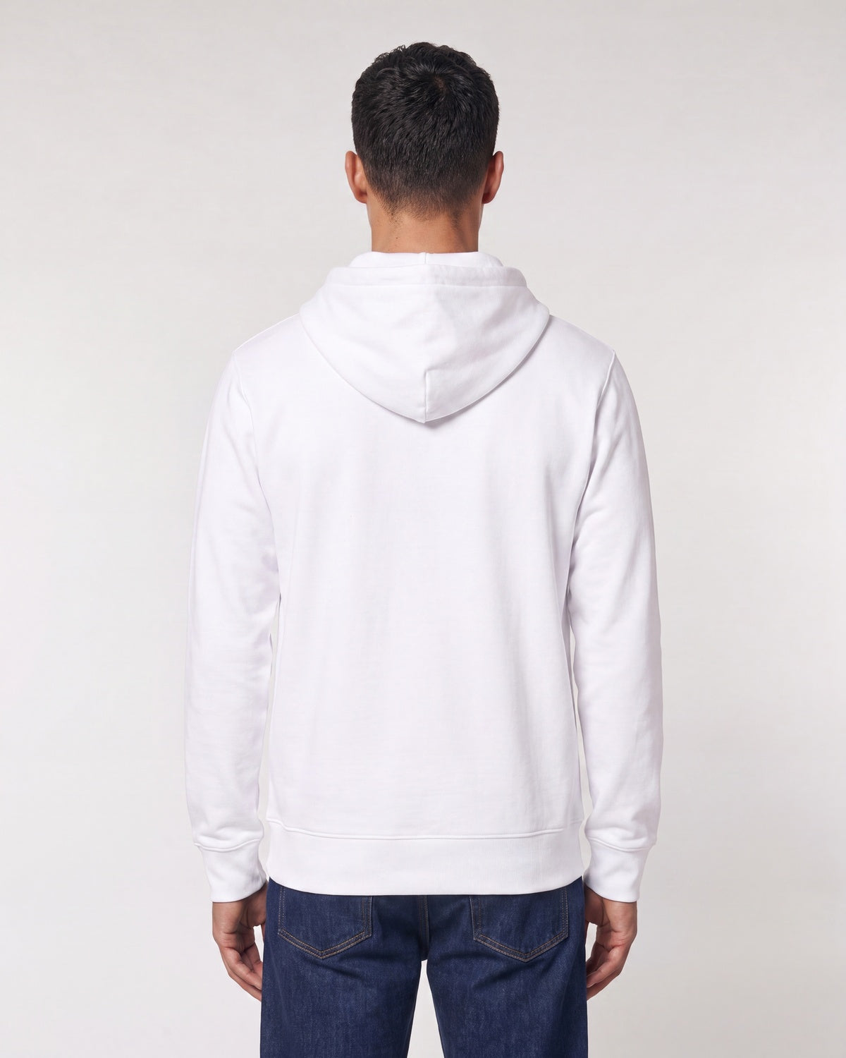 Heavyweight Zip Hoodie Unisex - Weiß