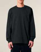 Heavy Langarmshirt Unisex - Schwarz