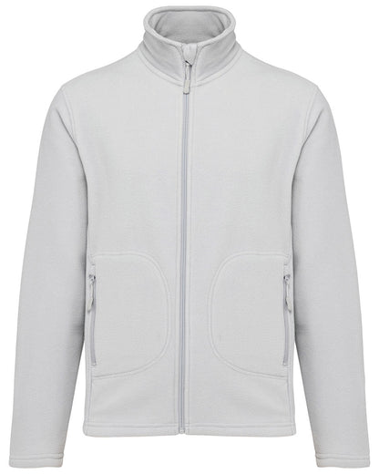 GRAU-FRONTUnisex-Fleecejacke-Bodywarmer-Jacke-Winterjacke-Herbstjacke-UEbergangsjacke-Fleece-Recyceltes-Polyester-Nachhaltig-Recycelt-XS-bis-5XL