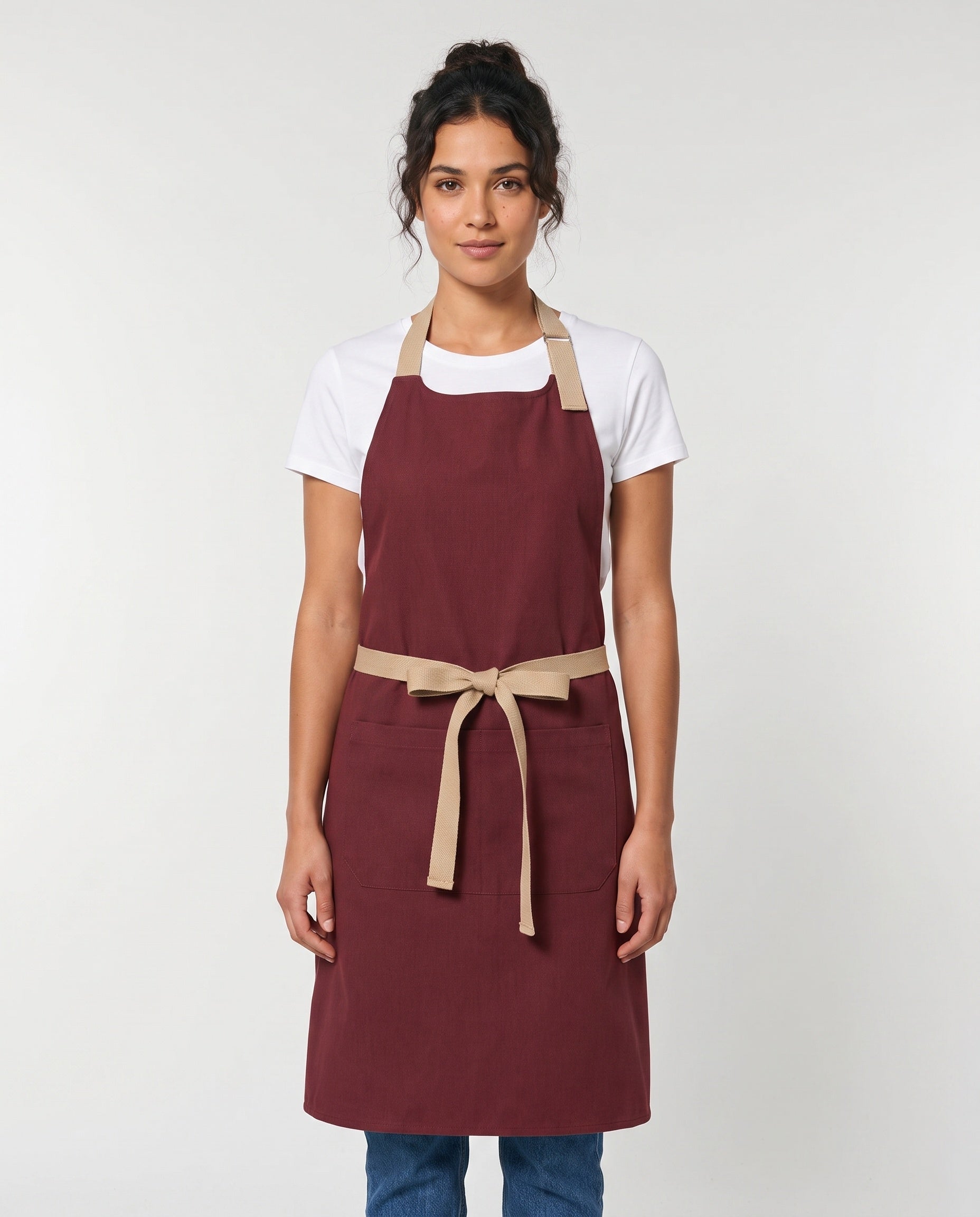Öko-Schürze Unisex - Rosewood