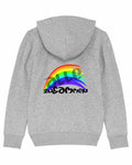 Kinder Hoodie Grau meliert
