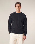 Relaxed Raglan Sweatshirt Unisex - Schwarz
