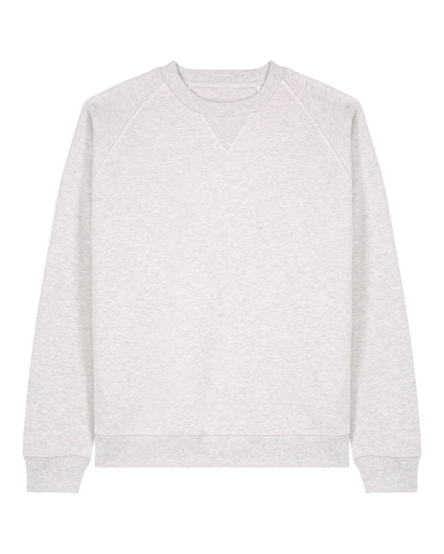 Relaxed Raglan Sweatshirt Unisex - Cool Heather Grey