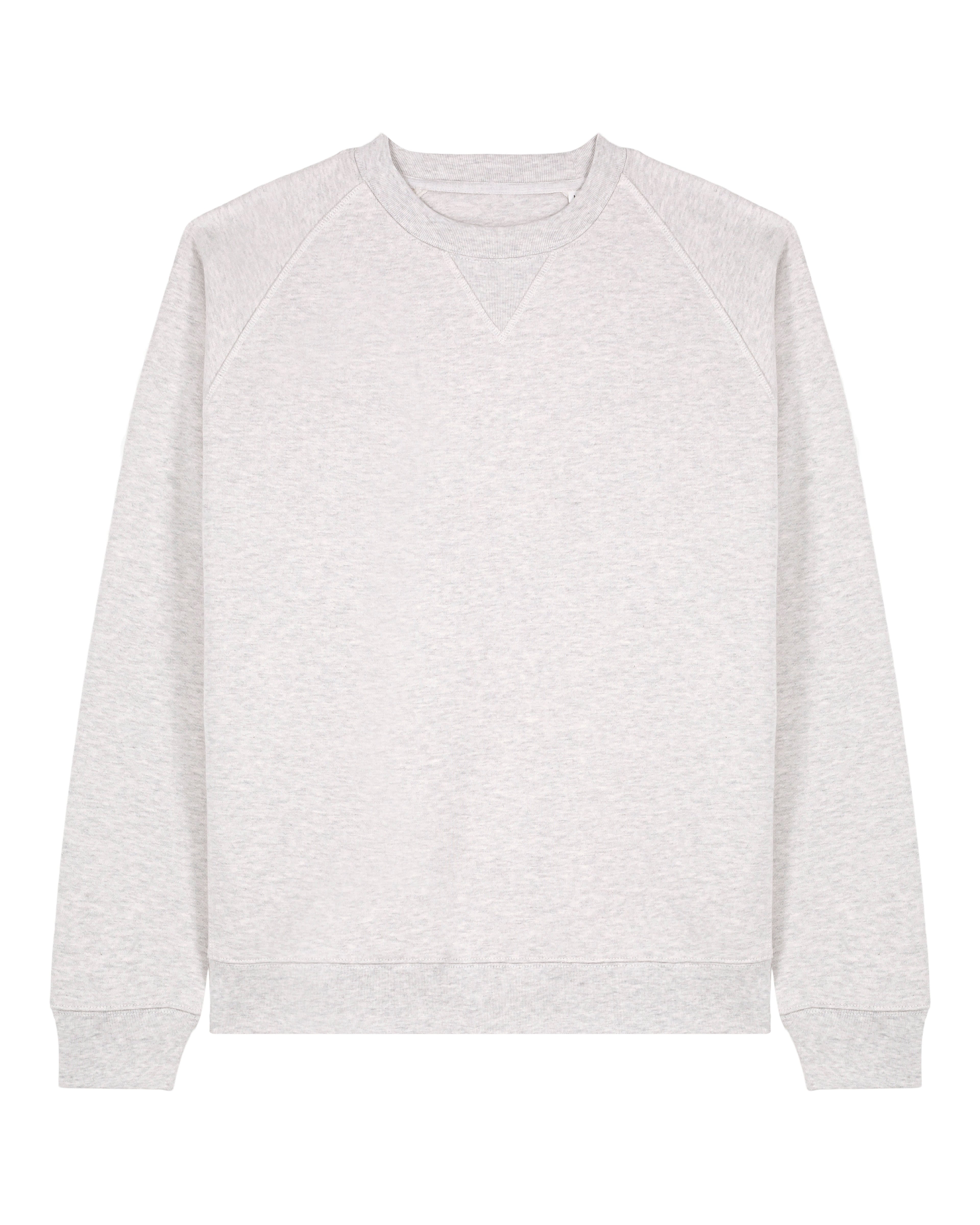 Relaxed Raglan Sweatshirt Unisex - Cool Heather Grey
