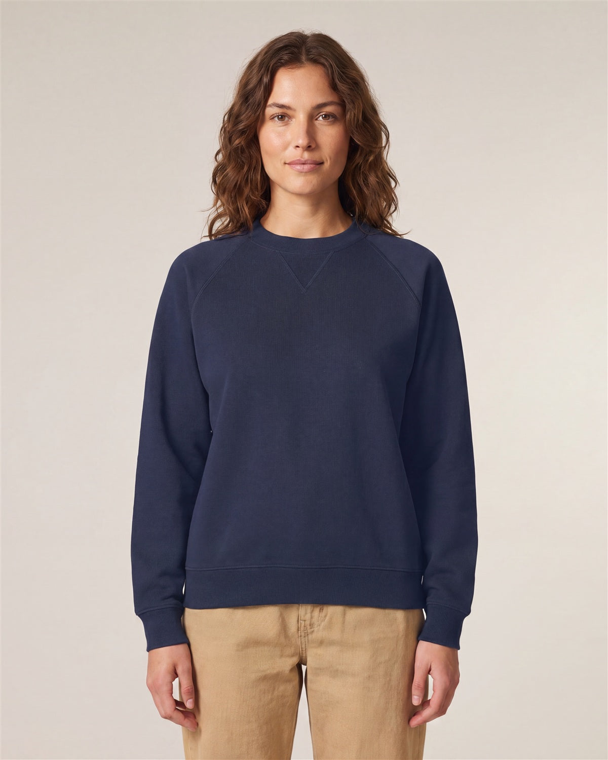 Relaxed Raglan Sweatshirt Unisex - Navy