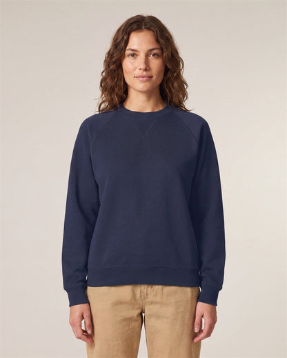 Relaxed Raglan Sweatshirt Unisex - Navy