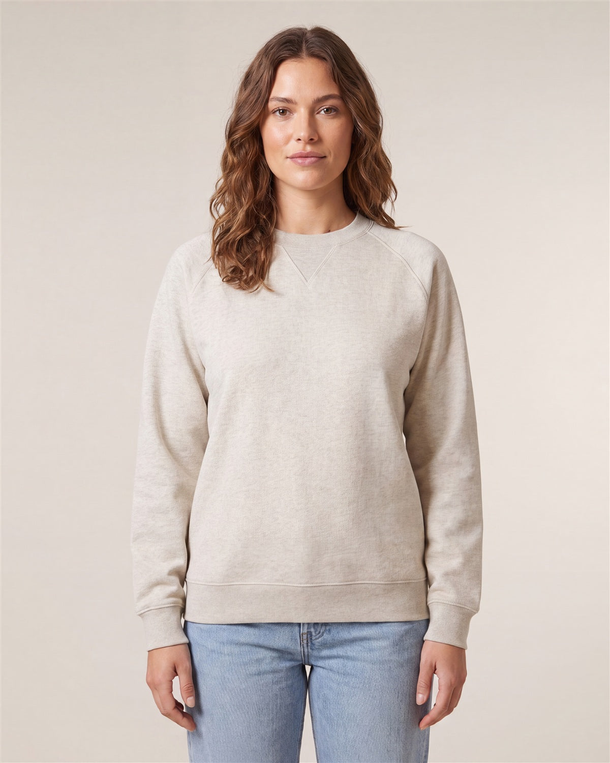 Relaxed Raglan Sweatshirt Unisex - Heather Haze