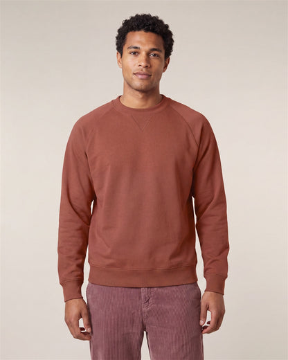 Relaxed Raglan Sweatshirt Unisex - Heritage Brown
