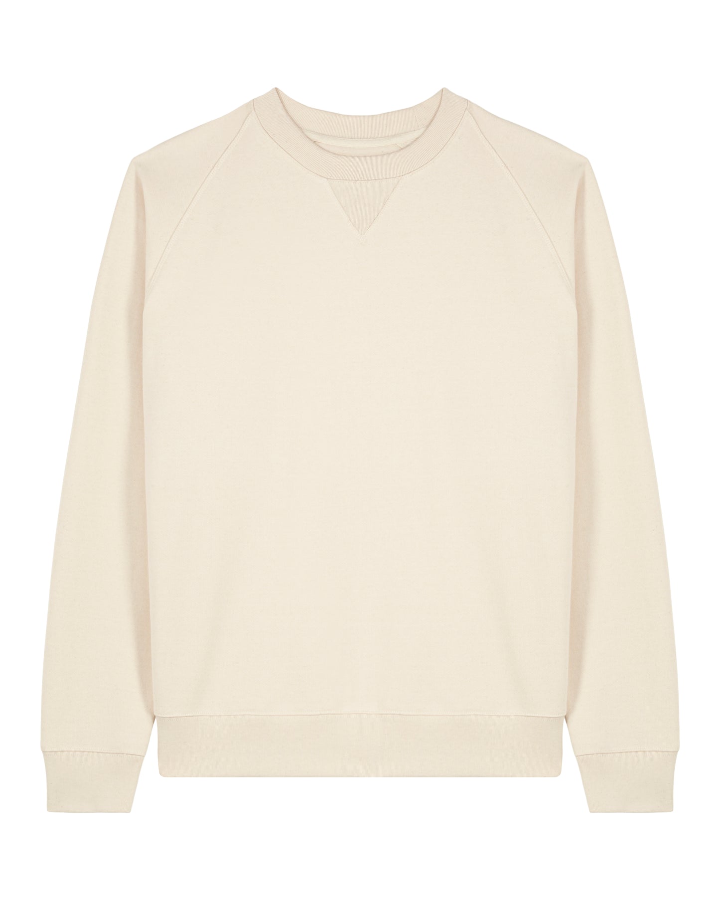 Relaxed Raglan Sweatshirt Unisex - Natural Raw