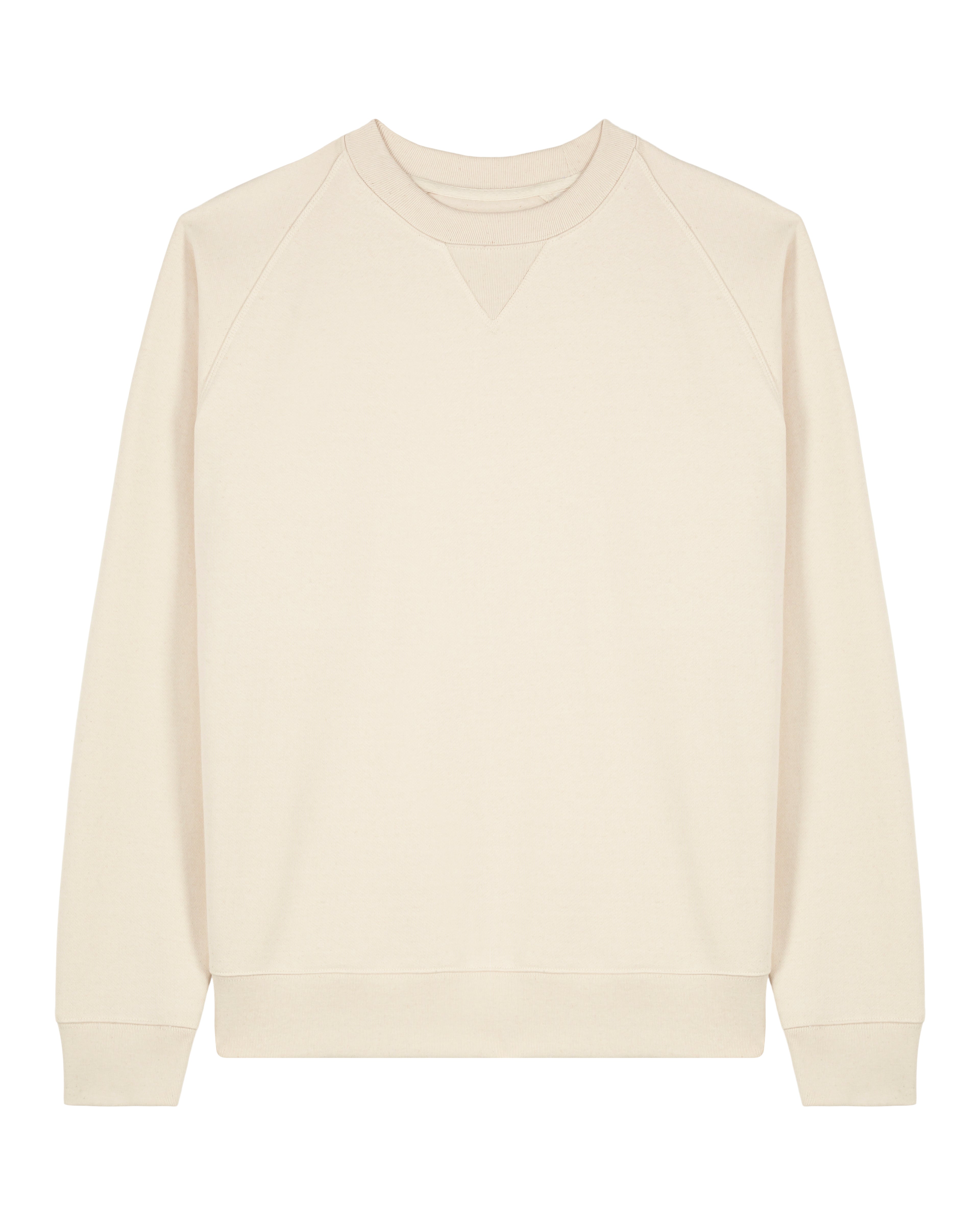 Relaxed Raglan Sweatshirt Unisex - Natural Raw