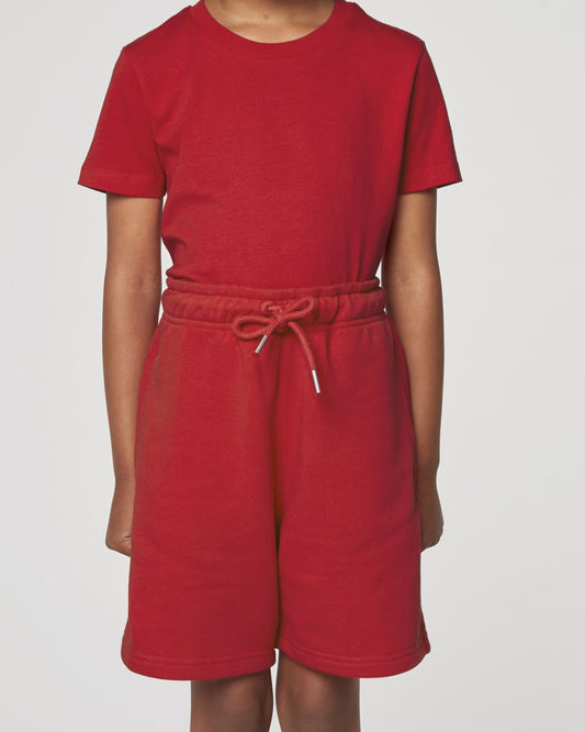 Kinder Joggingshorts Unisex - Rot